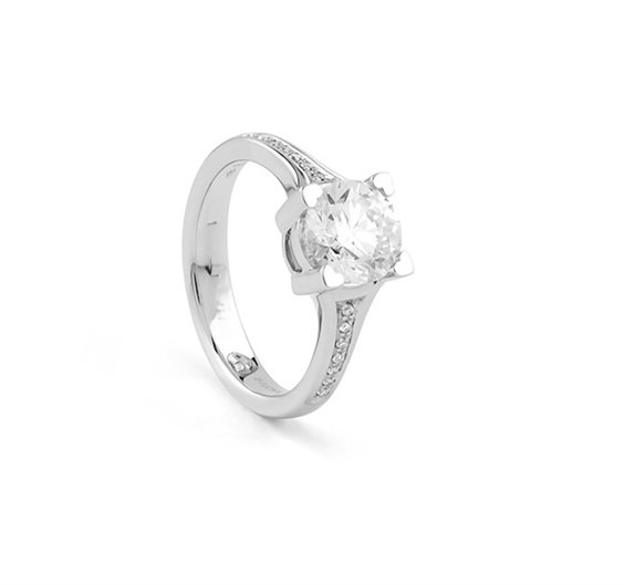 Anello Salvini Donna Battito in Oro bianco Diamante 0.3 Ct 81113593 - 81113593